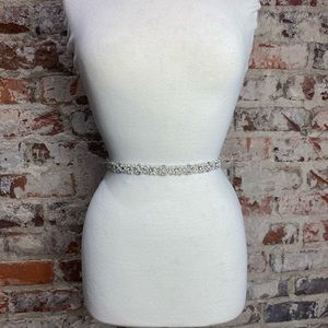 Pearl and crystal bridal belt